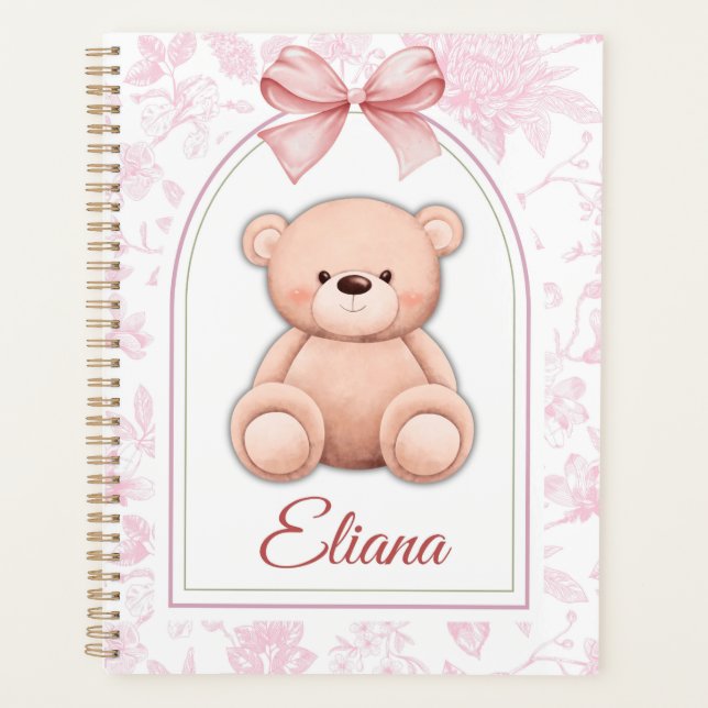 Eliana | Conception personnalisée d'ours en peluch (Devant)