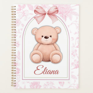 Eliana   Custom Pink Teddy Bear Nursery Design  Planner