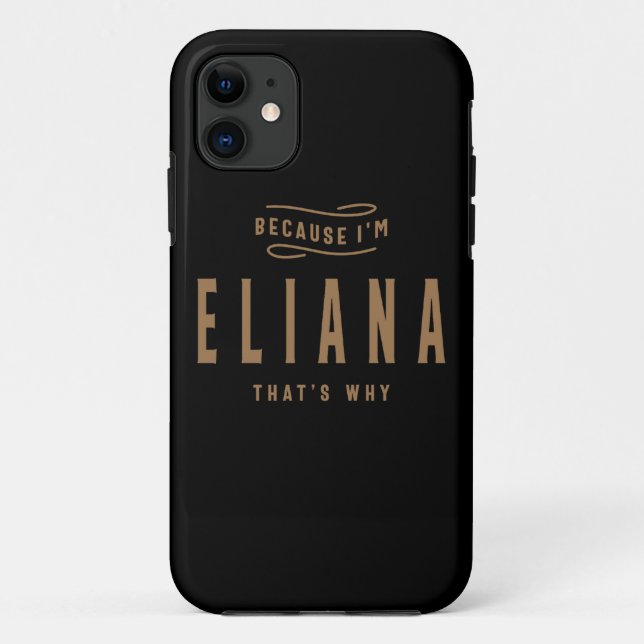 Eliana Name Personalized Birthday Name Eliana Case-Mate iPhone Case (Back)