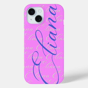 Eliana Repeating Name Pattern  iPhone 15 Case