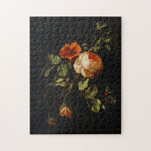 Elias van den Broeck, Still Life with Roses Jigsaw Puzzle