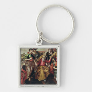 Eliezer Asking for Rebecca to Marry Isaac, 1562 Keychain
