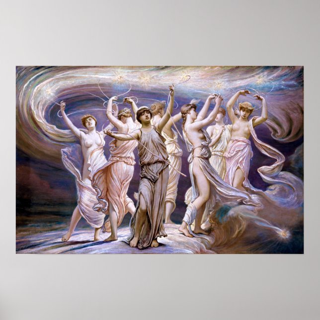 Elihu Vedder The Pleiades Poster (Front)