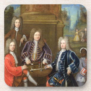 Elihu Yale (1648-1721) the second Duke of Devonshi Coaster