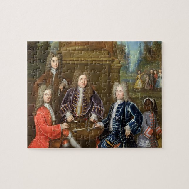 Elihu Yale (1648-1721) the second Duke of Devonshi Jigsaw Puzzle (Horizontal)