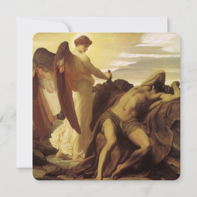 Elijah in Wilderness by Lord Frederic Leighton (Front)