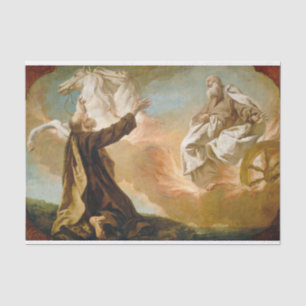 Elijah Taken Up in a Chariot of Fire by G. Angeli Tissue Paper