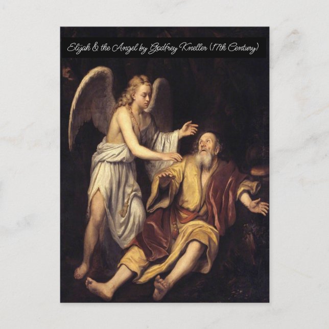 Elijah & the Angel Postcard (Front)
