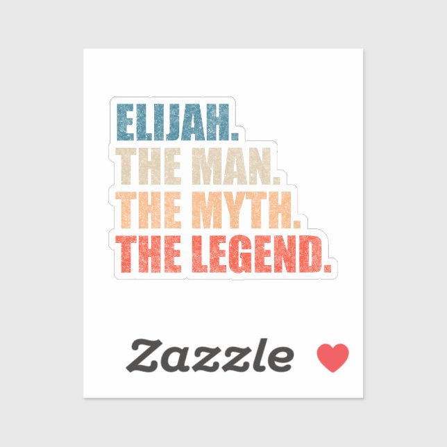 Elijah The Man The Myth The Legend (Sheet)