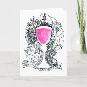 Elijah's Cup Thinking of You Passover Pesach Holiday Card