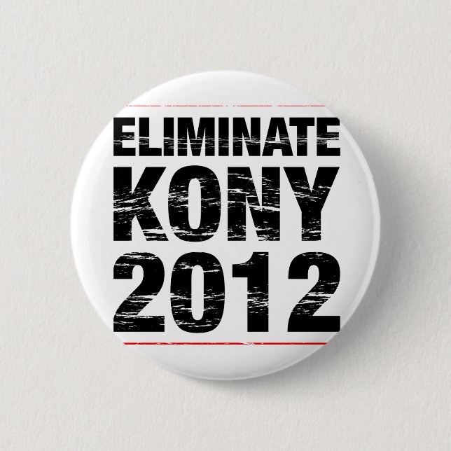 Eliminate Kony 2012 2 Inch Round Button (Front)