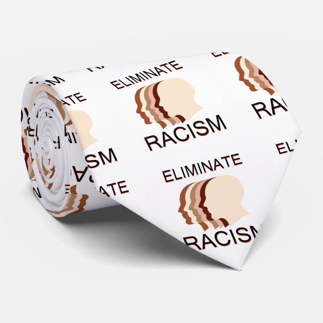 Eliminate racism tie (Rolled)