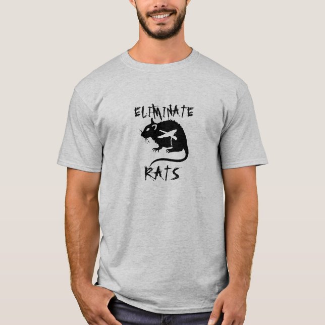 Eliminate Rats T-Shirt (Front)
