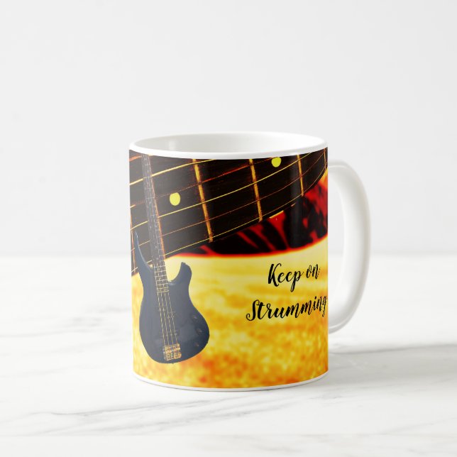 Éliminer ma tasse de café guitare (Devant droit)