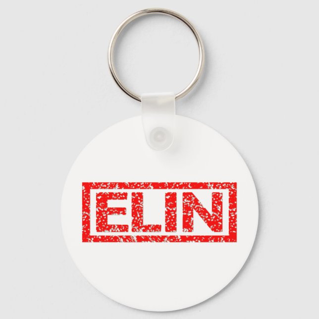 Elin Stamp Keychain (Front)