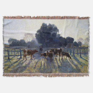 Elioth Gruner Spring Frost 1919 Australia Throw Blanket