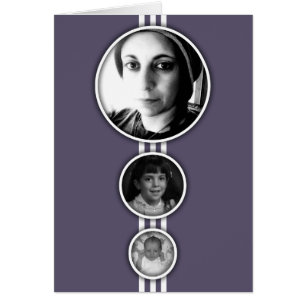elipses purple memorial cards