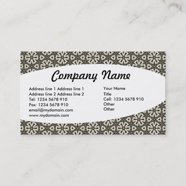 Eliptical - Abstract 03 Business Card (Front)