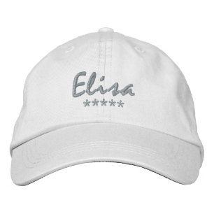 Elisa Name Embroidered Hat