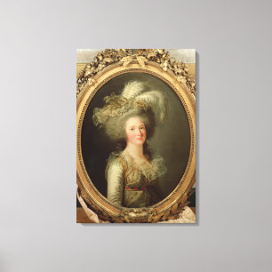 Elisabeth of France called Madame Elisabeth Canvas Print