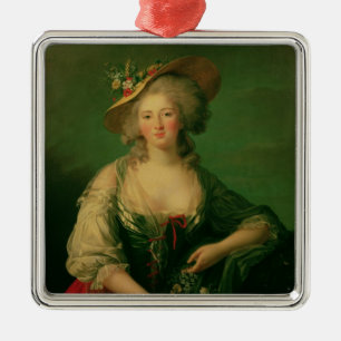Elisabeth of France  called Madame Elizabeth Metal Ornament
