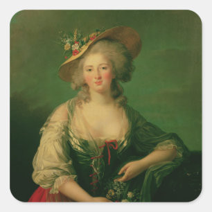 Elisabeth of France called Madame Elizabeth Square Sticker