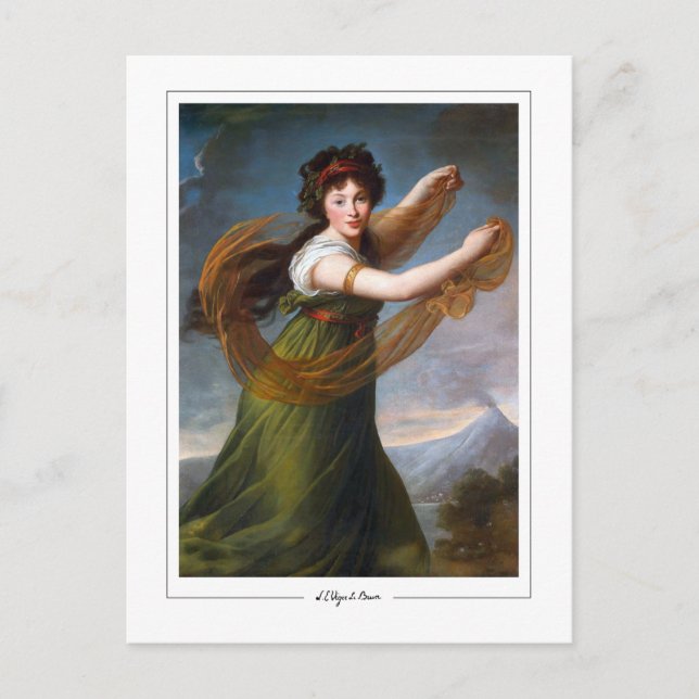 Élisabeth Vigée Le Brun #180 - Carte postale d'art (Devant)