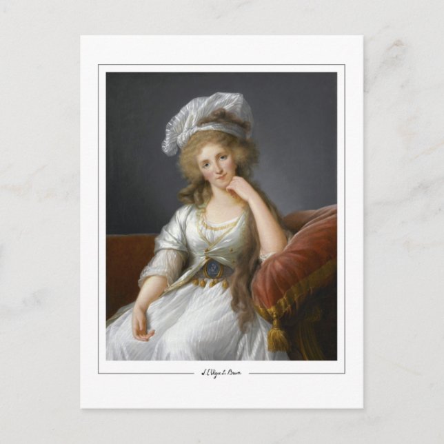 Élisabeth Vigée Le Brun #282 - Fine Art Postcard (Front)