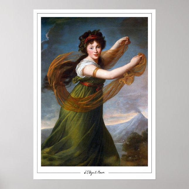 Élisabeth Vigée Le Brun Zedign Art Poster #180 (Front)