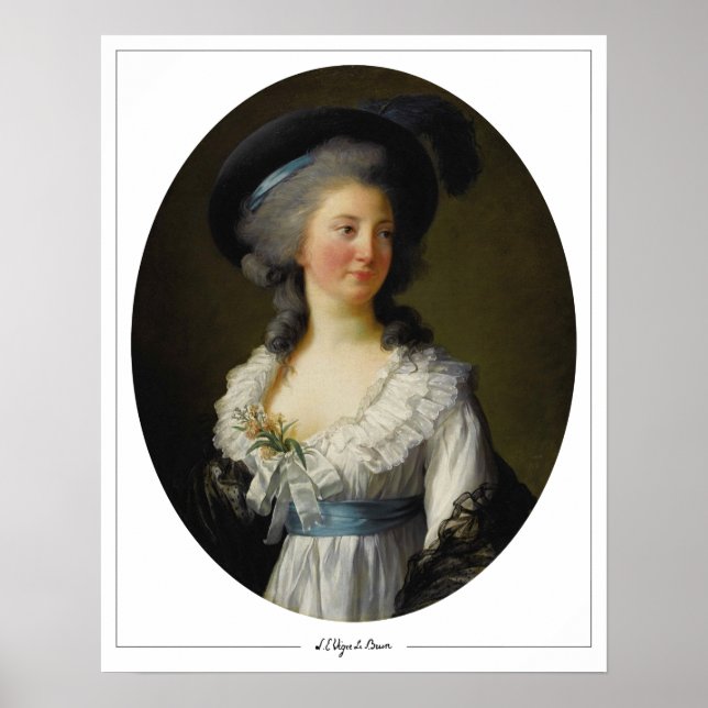 Élisabeth Vigée Le Brun Zedign Art Poster #214 (Front)