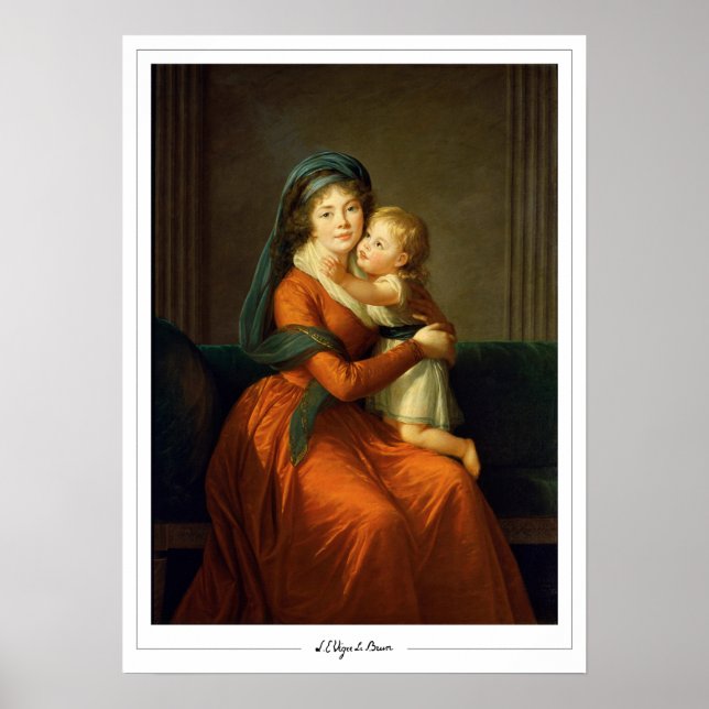 Élisabeth Vigée Le Brun Zedign Poster d'art #10 (Devant)