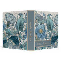 Elise Blue Nouveau Garden Binder