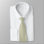 Elise Pale Green Mid Century Solid Colour Tie<br><div class="desc">Neck Tie business suit and casual fun fashion statement apparel attire accessory printed with Elise Pale Green Classic 1970's Mid Century Retro Vintage Solid Colour Design by TheFabricSeal print on demand shop at Zazzle.com #ZazzleMade https://www.zazzle.com/store/thefabricseal With initials F S for our shop Fabric Seal on the lower back which you...</div>