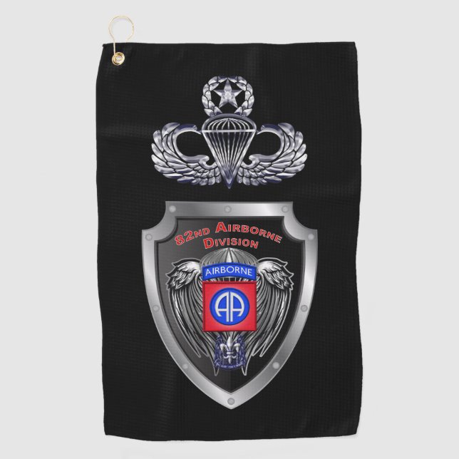 Elite 82nd Airborne Division “All The Way" Golf Towel (Front)