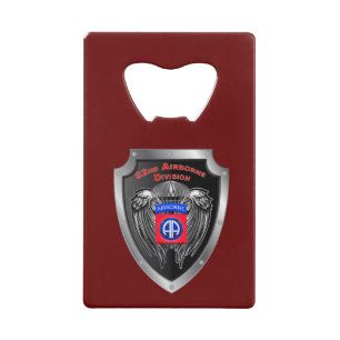 Elite 82nd Airborne Division Credit Card Bottle Opener