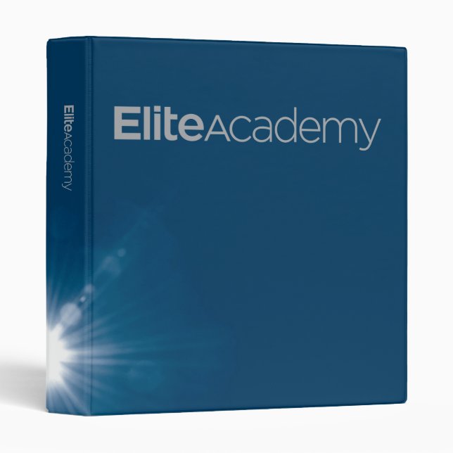 Elite Academy Binder (Front/Spine)