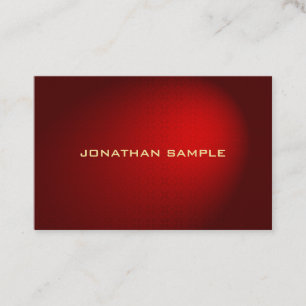 Elite Black Red Damask Design Professional Elegant Business Card