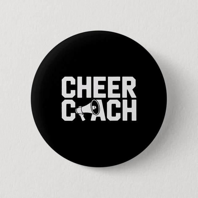 Elite Cheer Coach For Cheerleading Experts  2 Inch Round Button (Front)
