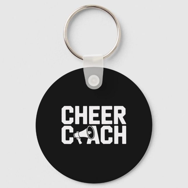 Elite Cheer Coach For Cheerleading Experts  Keychain (Front)