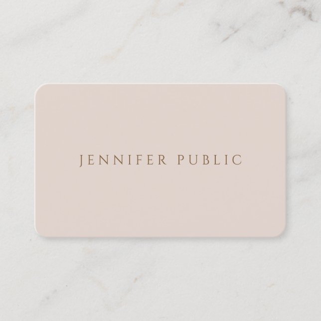 Elite Color Harmony Professional Simple Template Business Card (Front)