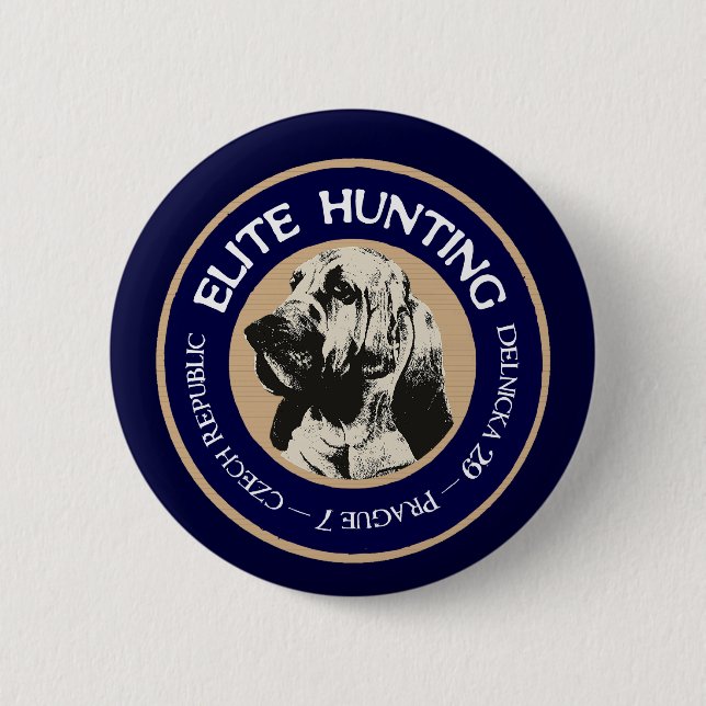 Elite Hunting Hostel 2 Inch Round Button (Front)