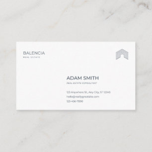 Elite Luxury Real Estate Consultant Business Card
