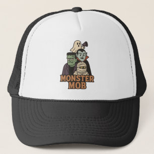 Elite Monster Squad 2025 Halloween Gang  Trucker Hat