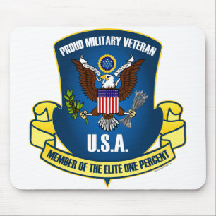 Elite One Percent (Blue) Mouse Pad