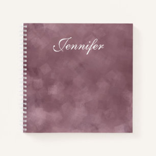 Elite Rose Gold Colour Trendy Modern Template Notebook