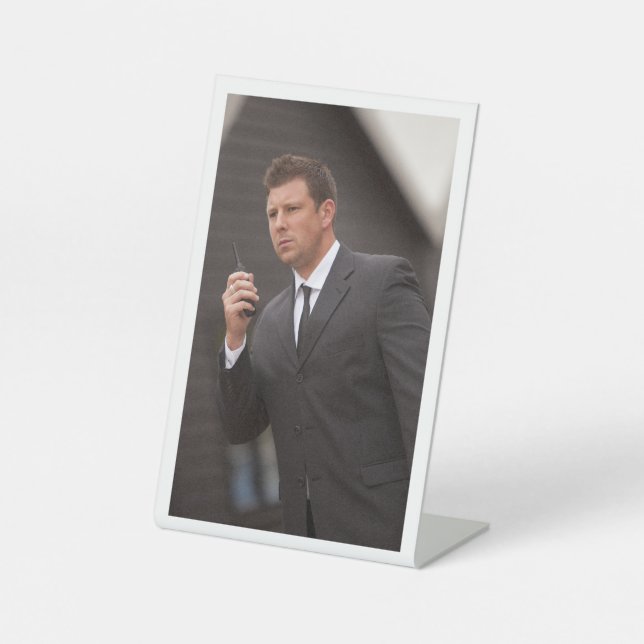 Elite Security – Always on Watch! Pedestal Sign (Front)