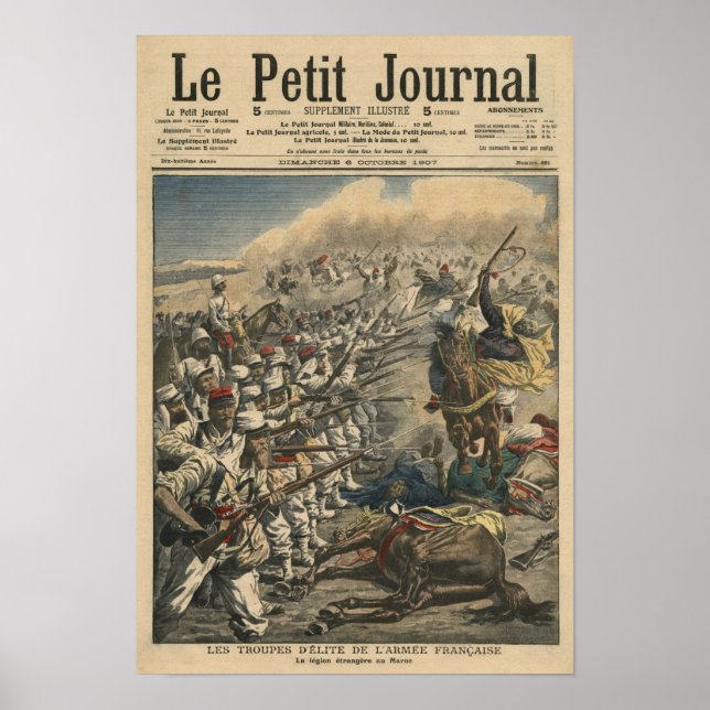 Elite troops of French army, French Foreign Poster (Front)