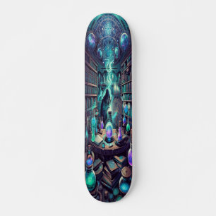 "Elixir of Elements: Alchemist's Lab Skateboard De