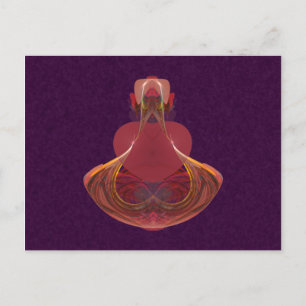 Elixir of Love Potion Bottle Fractal Postcard