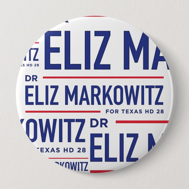 Eliz Markowitz Round Button (Front)